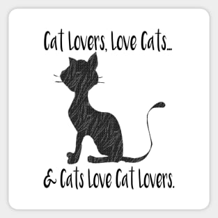 Funny Cat Lover Quotes Sticker